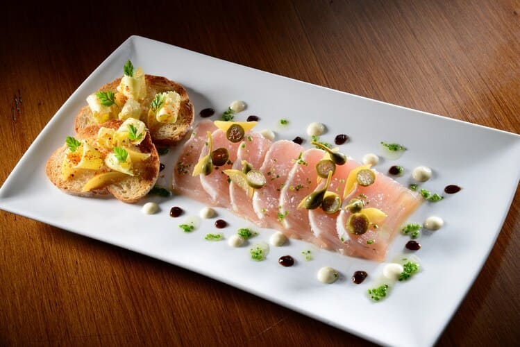 Photo d'un plat lors d'un traiteur